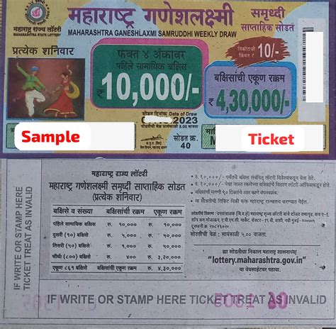 maharashtra ganeshlaxmi bhagyashali weekly draw